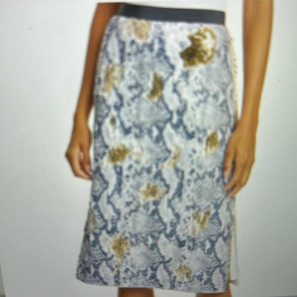 Ted Baker Sequined Snakeskin Midi Skirt